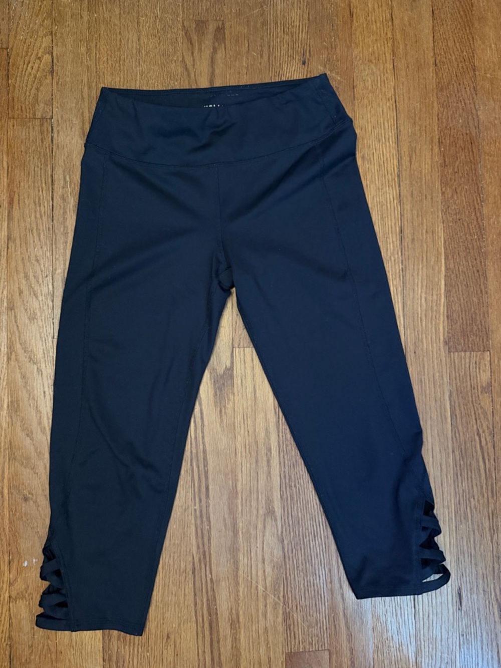 Hollister Black Performance Cropped Leggings